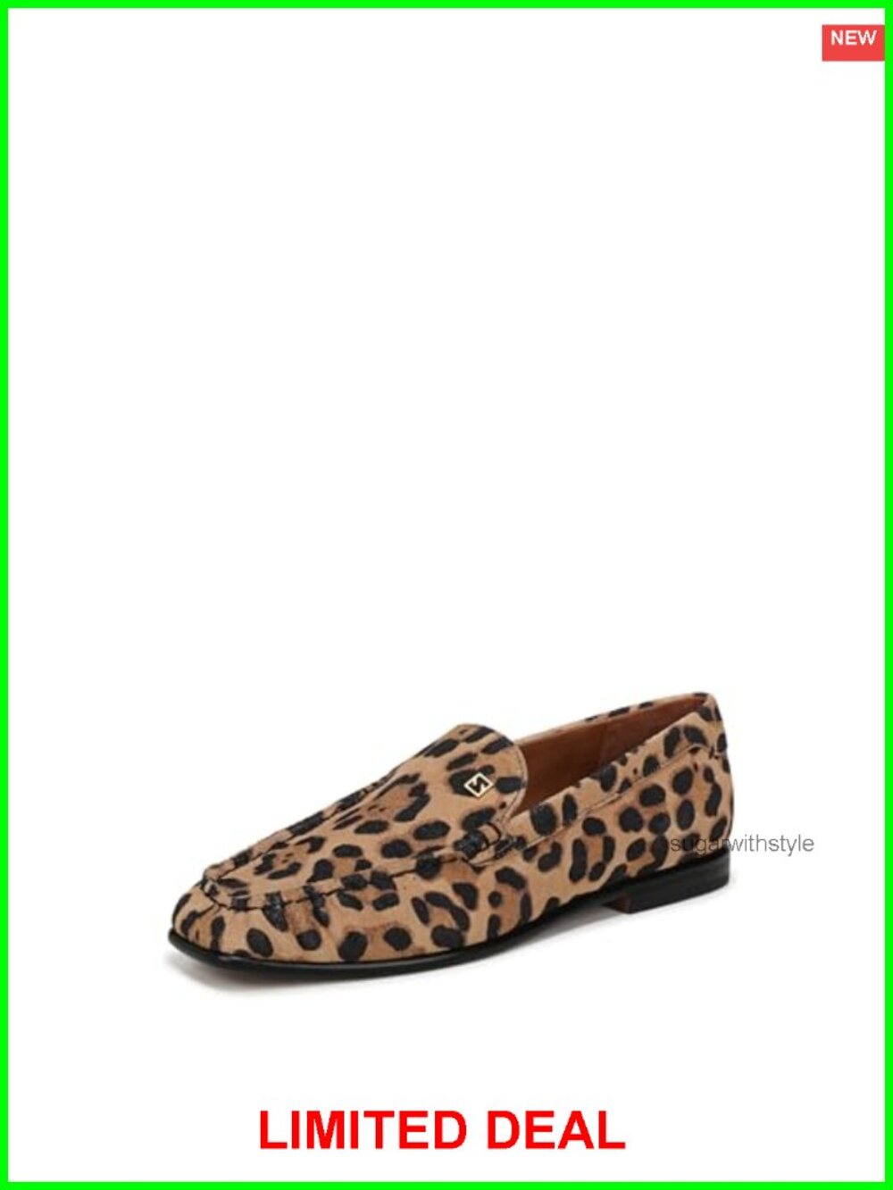 Slip-On Loafers Square Moc Toe 0.75 Inch Block Heel
